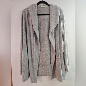 Brand New Gray Open Front Cardigan